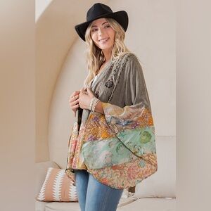 Bohemian Patchwork Jacket NWOT